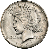 Peace Silver Dollar Coin